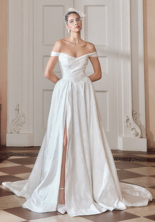 CAROLINA DRESS SATIN