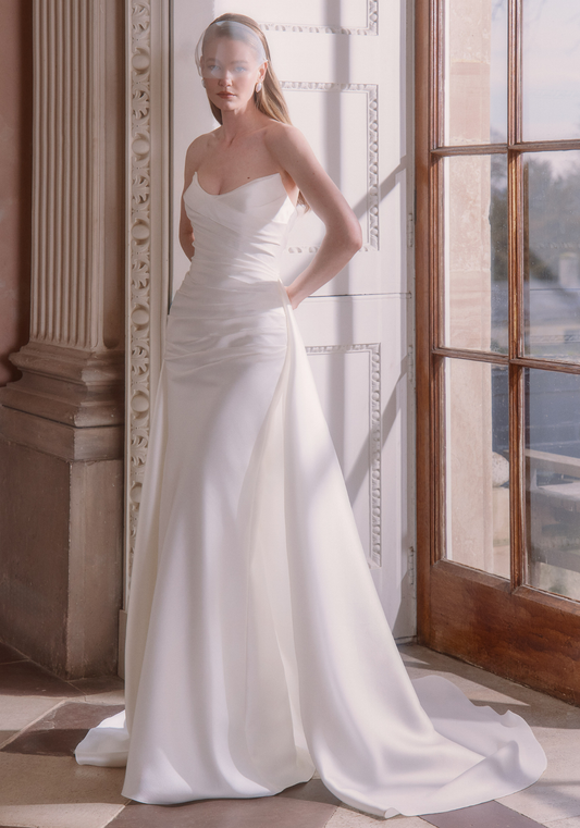 LUCY DRESS WITH OVERSKIRT